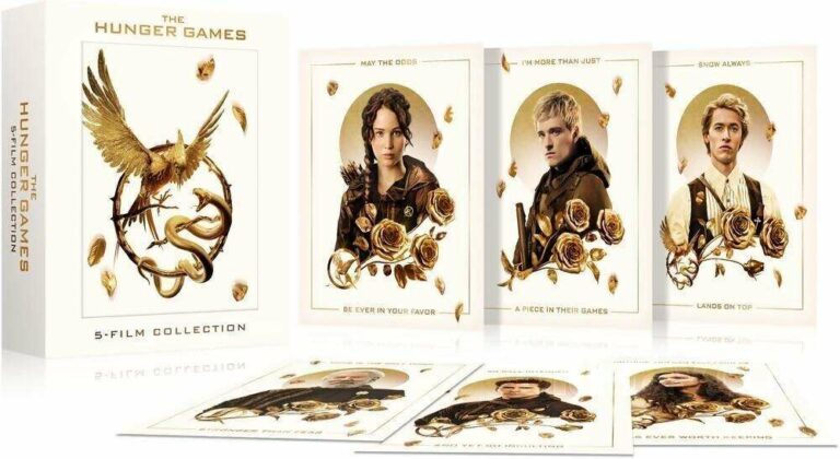 Les précommandes de la collection Blu-Ray de 5 films de Hunger Games sont très bon marché sur Amazon
