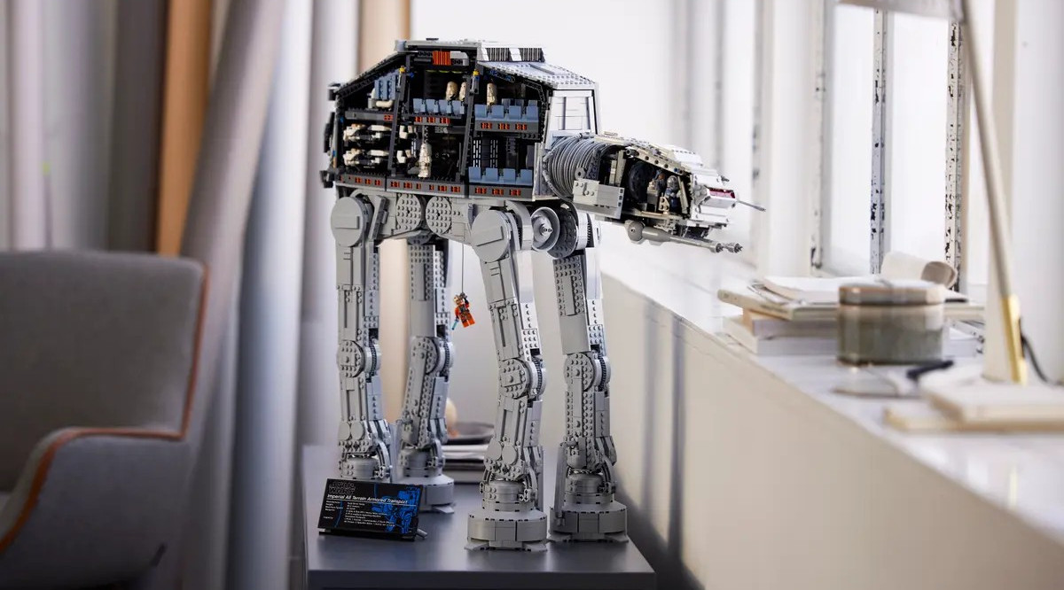 Une photo d'archives du Lego AT-AT