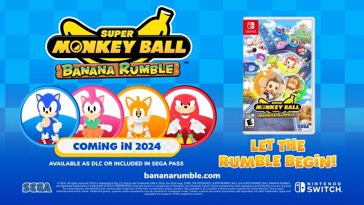 Super Monkey Ball Banana Rumble SEGA Pass Sonic Team
