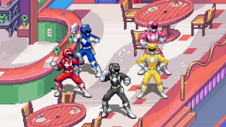 Mighty Morphin Power Rangers revient dans un tout nouveau jeu d'action de style rétro
