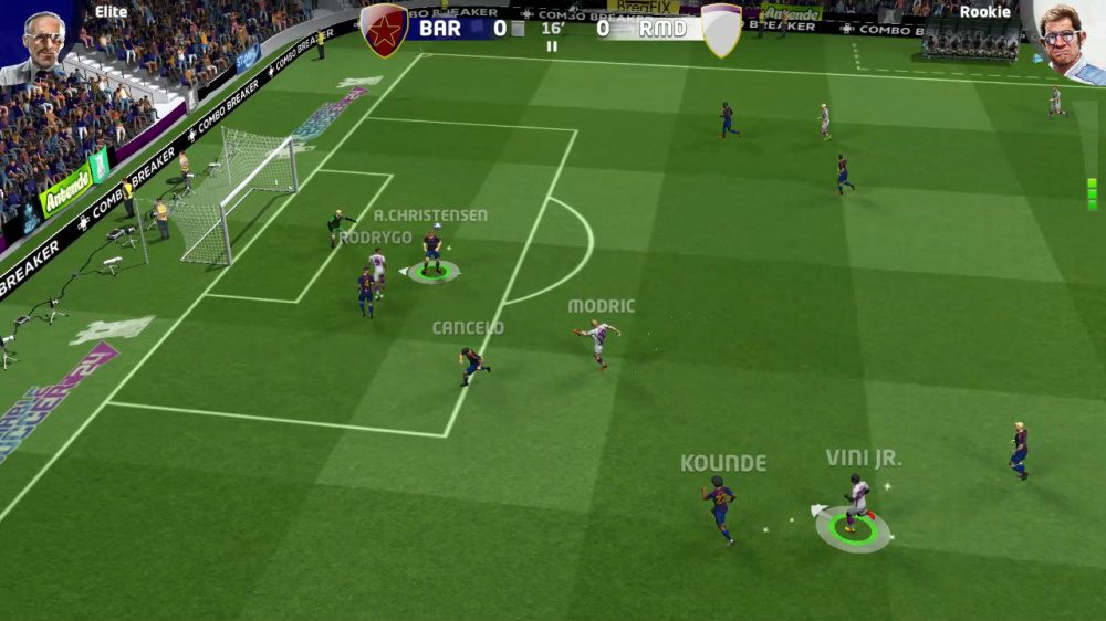 Gameplay de Sociable Soccer 24
