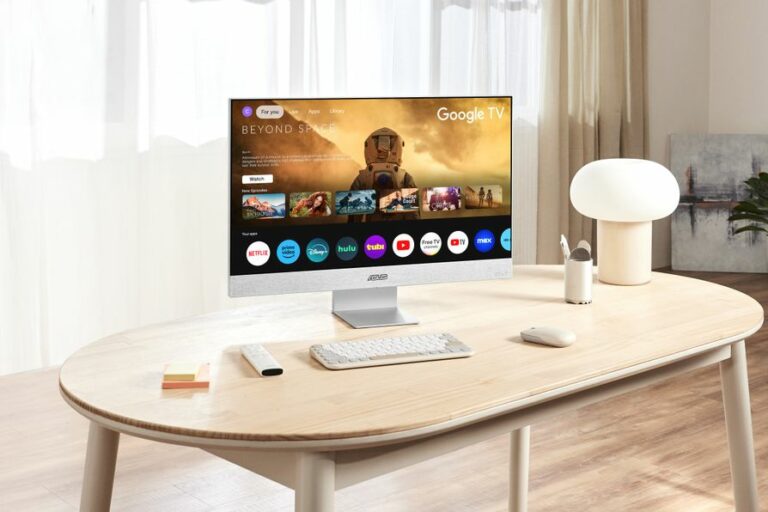 Le moniteur ZenScreen Smart 27 pouces d’ASUS est le premier avec Google TV