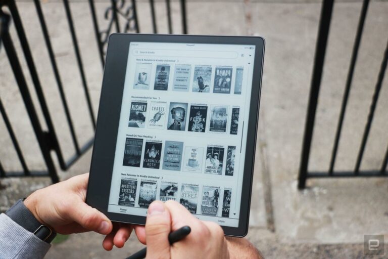 Le Kindle Scribe d’Amazon tombe à un niveau record de 240 $