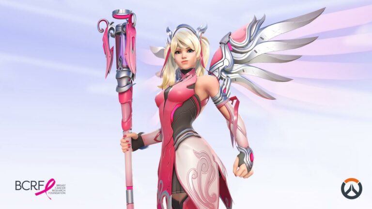 Overwatch 2 ressuscite le cosmétique Pink Mercy pour une collecte de fonds caritative