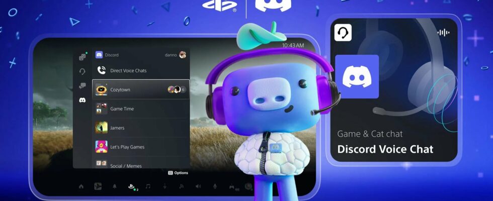 Discord sur PS5 directement depuis le chat vocal de la console sera déployé dans les semaines à venir