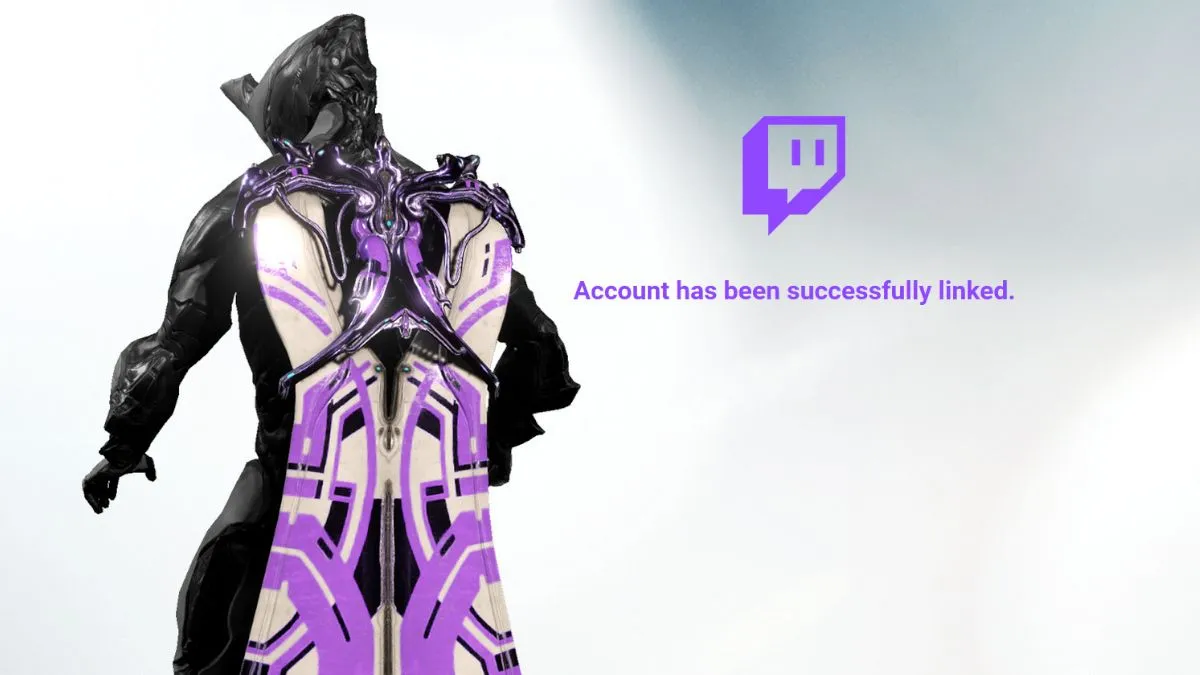 Warframe Twitch account link