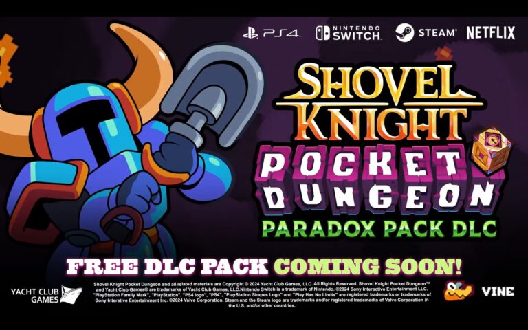 Shovel Knight Pocket Dungeon obtient le DLC Paradox Pack
