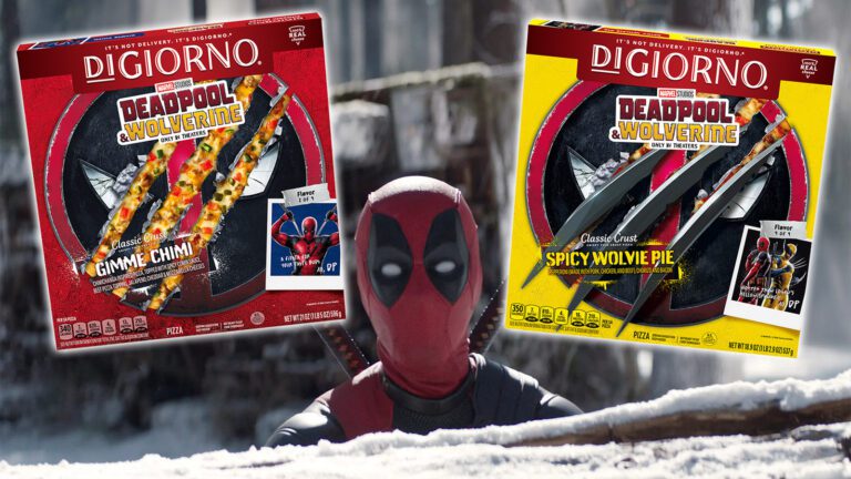 Les pizzas Deadpool et Wolverine de DiGiorno veulent mettre de la viande chaude dans votre bouche
