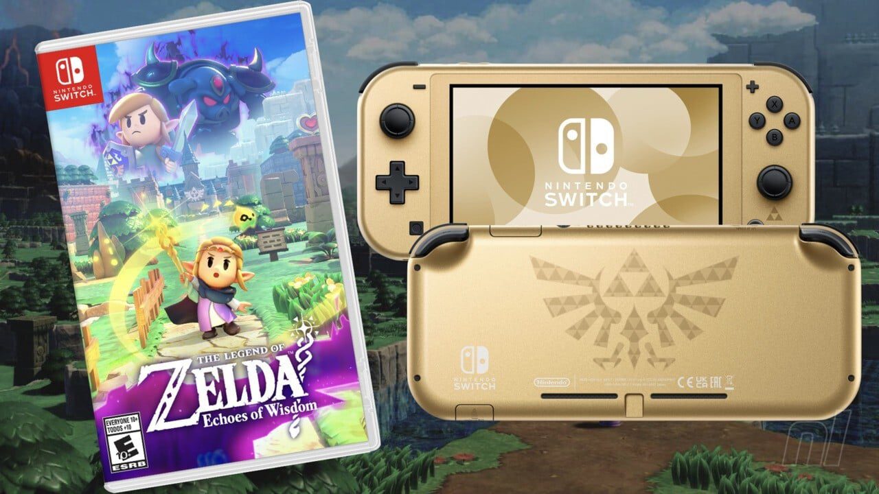 Les premières précommandes apparaissent pour Zelda : Echoes Of Wisdom et Hyrule Edition Switch Lite
