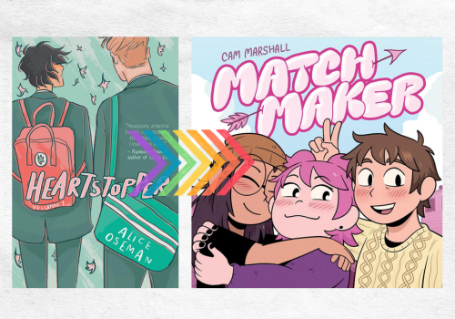 les couvertures de Heartstopper et Matchmaker