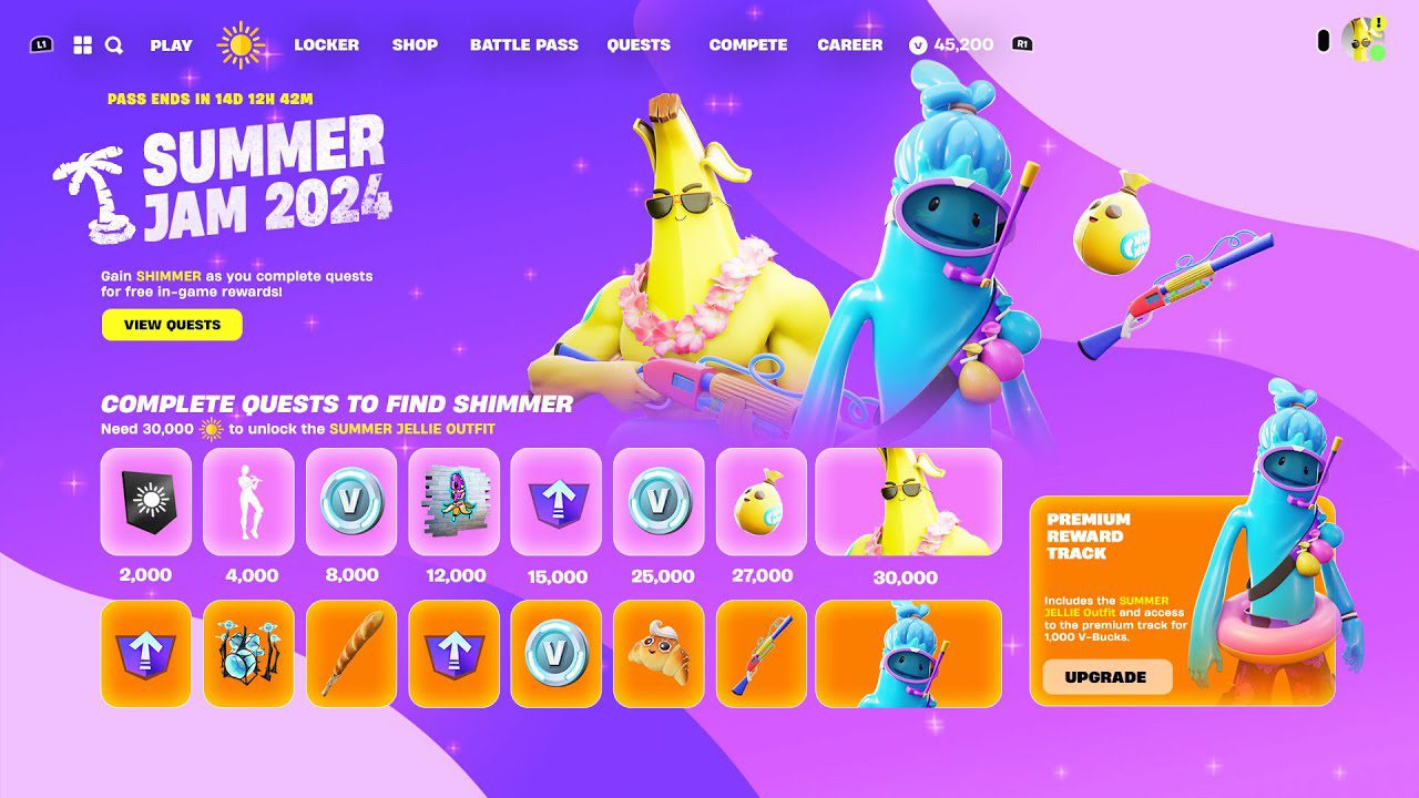 Événement d'été Fortnite : date de sortie, récompenses gratuites, modifications de la carte et plus encore
