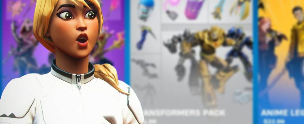 Un joueur de Fortnite incrédule après avoir reçu des offres exclusives de la boutique d'objets