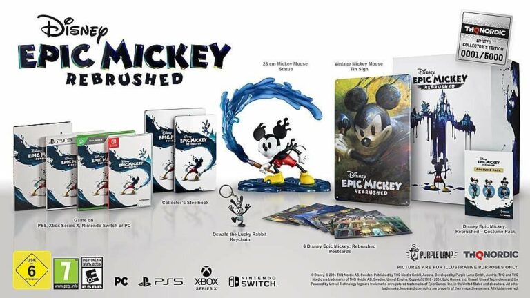 Disney Epic Mickey : précommandes en direct de l'édition collector rebrushée, limitées à 5 000
