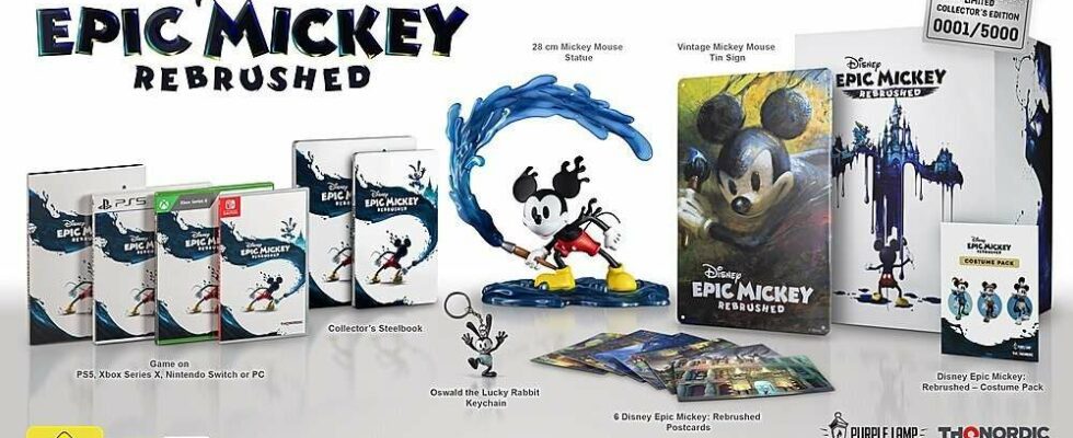 Disney Epic Mickey : précommandes en direct de l'édition collector rebrushée, limitées à 5 000