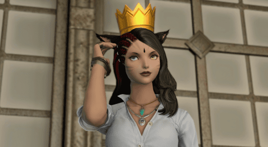 Gold crown in Final Fantasy XIV