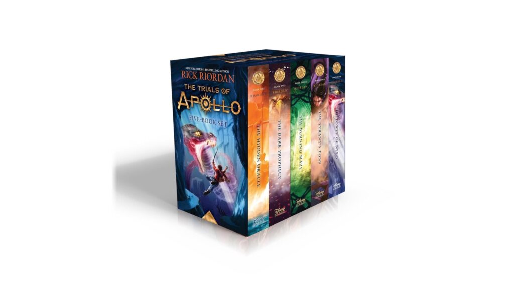 Coffret de 5 livres « Les épreuves d'Apollon » de Rick Riordan