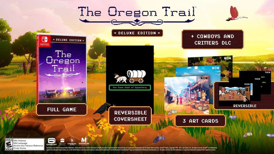 La sortie physique de The Oregon Trail Switch est en route
