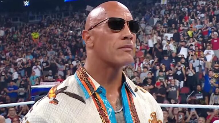 Dwayne Johnson on SmackDown