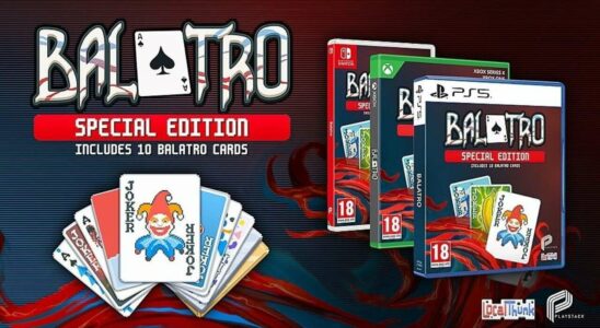 Balatro Special Edition en précommande, livré avec 10 cartes du jeu