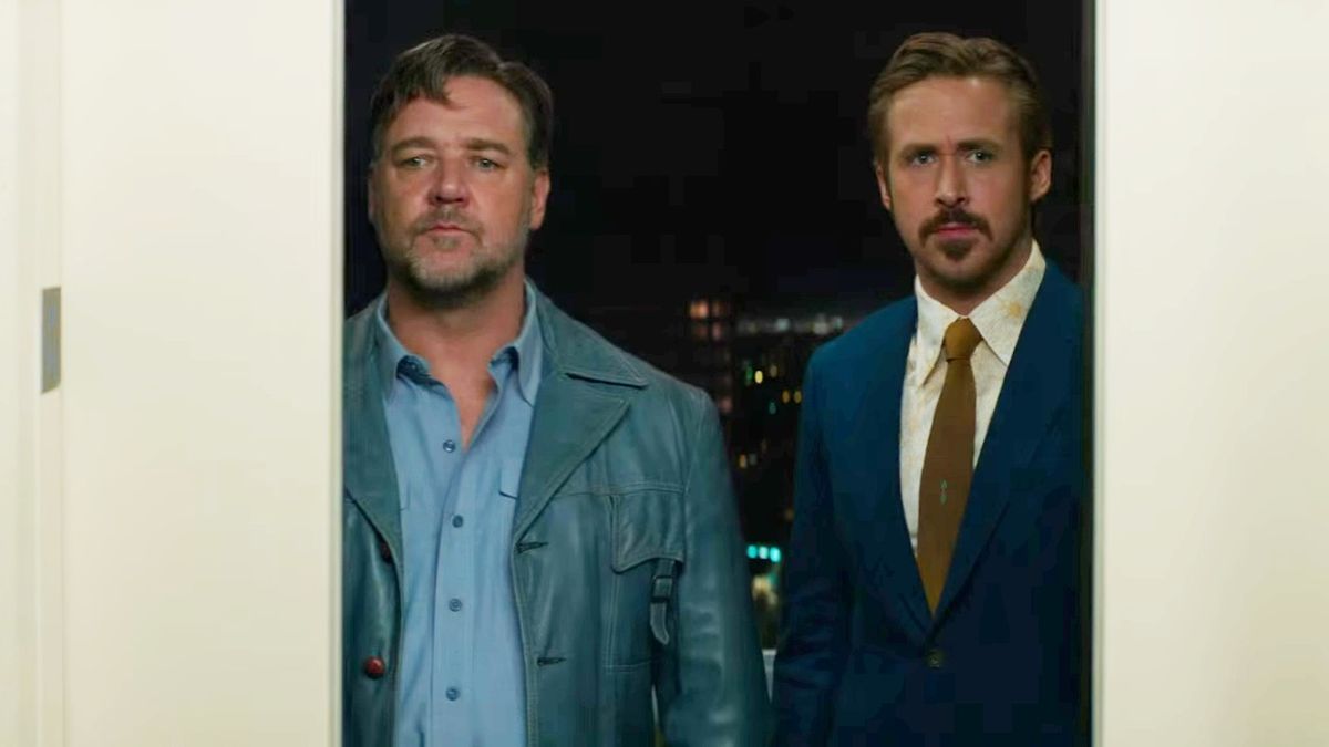 Ryan Gosling and Russell Crowe in The Nice Guys