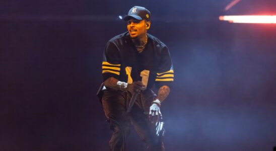 Chris Brown reste coincé en suspension dans les airs pendant un concert