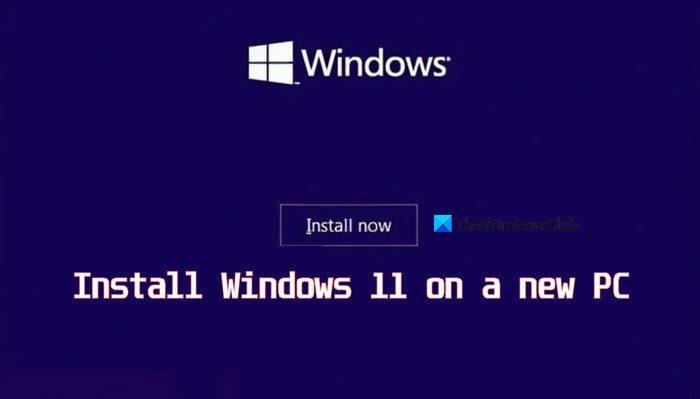 Comment installer Windows 11 sur un nouveau PC sans système d’exploitation ?