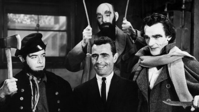 Robert Mitchell, Rod Serling, Milton Parsons, David Bond in 