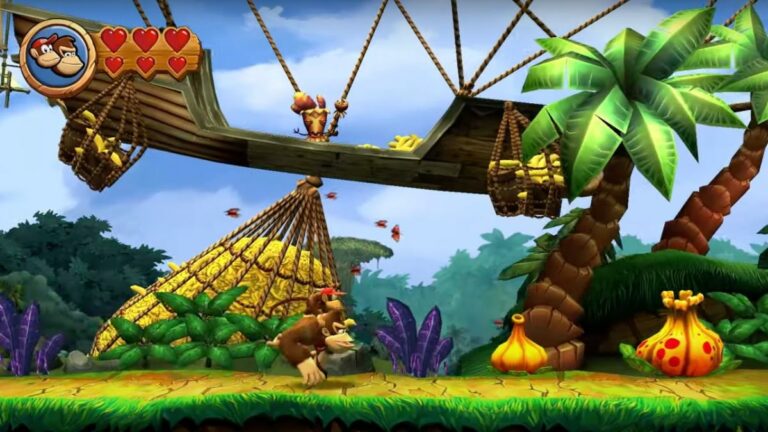 Donkey Kong Country Returns, initialement sorti sur Wii en 2010, arrive sur Switch