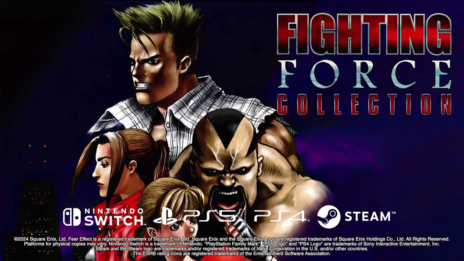 Fighting Force Collection annoncé sur PS5, PS4, Switch et PC    
