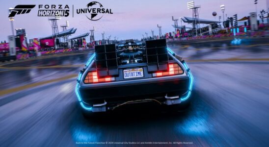 Forza Horizon 5 ajoute des voitures emblématiques de Retour vers le futur, Jurassic Park et Knight Rider