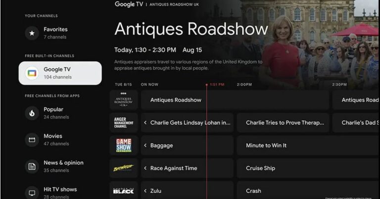 Google est prêt à remplir les chaînes de télévision en streaming gratuites de publicités