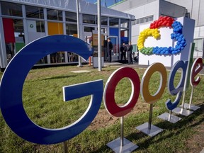 DOSSIER – Le premier centre de données de Google en Allemagne est photographié lors de son inauguration à Hanau, près de Francfort, en Allemagne, le 6 octobre 2023.