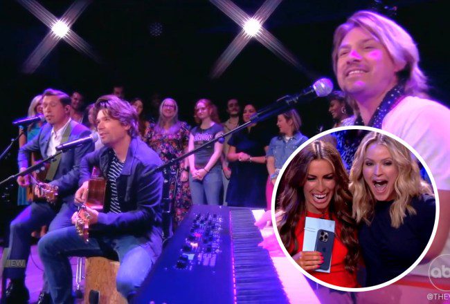 Hanson sur « The View » – Surprise d’anniversaire d’Alyssa Farah Griffin « MMMBop »