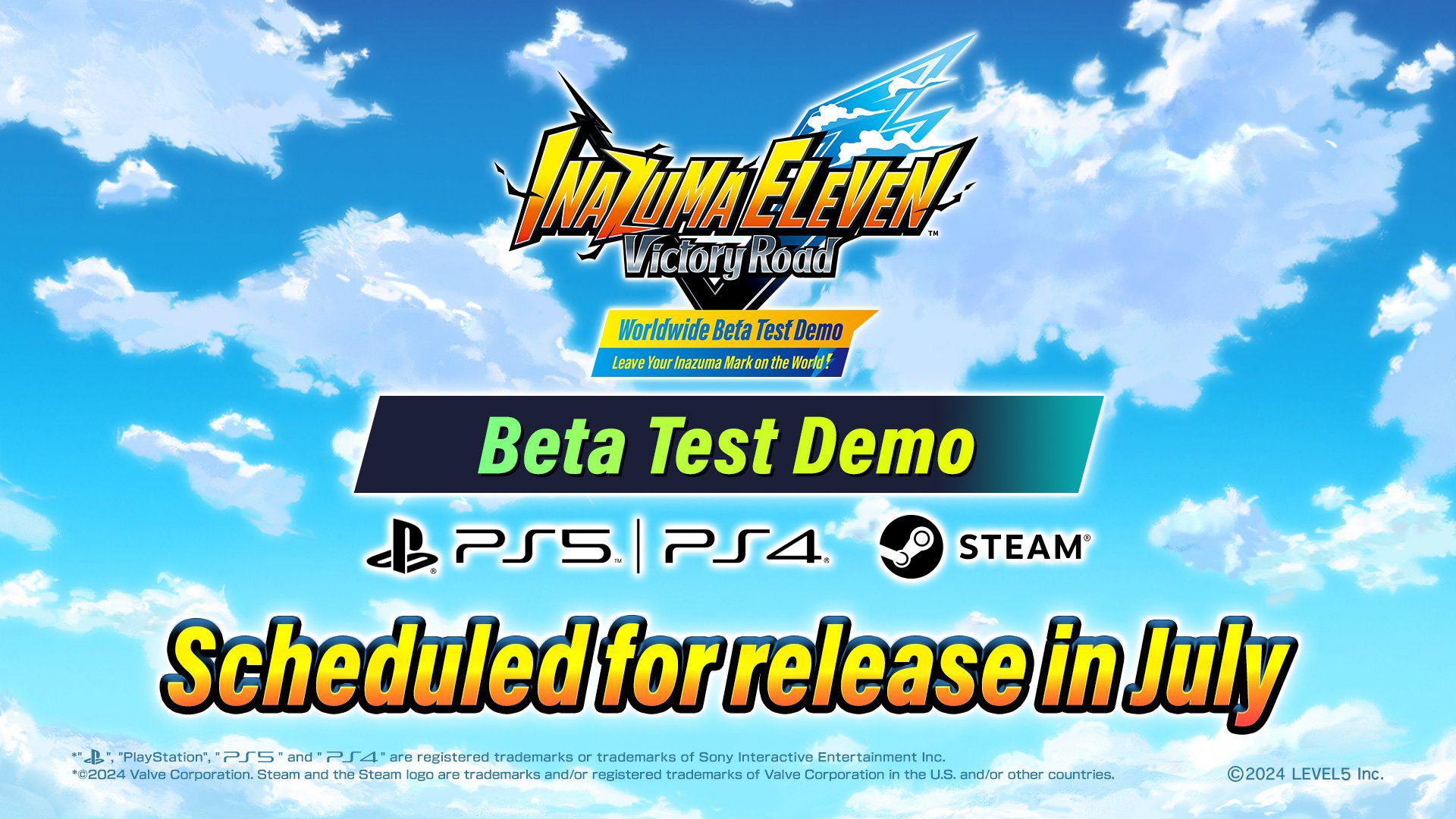 Inazuma Eleven : Victory Road Worldwide Beta Test Démo pour PS5, PS4 et PC sera lancé en juillet    
