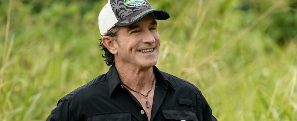 Jeff Probst smiling on Survivor