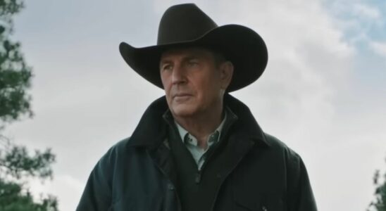 John Dutton in hat outdoors in Yellowstone