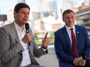 David Eby avec Andrew Furey