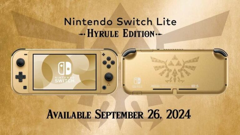 La Nintendo Switch Lite sur le thème de The Legend Of Zelda sortira aux côtés d’Echoes Of Wisdom
