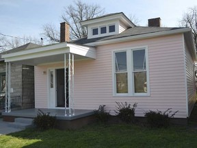 Sur cette photo du 18 mars 2016, on voit la maison d'enfance de Muhammad Ali à Louisville, Kentucky.