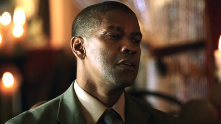 John W. Creasy (Denzel Washington) confronts Lisa and Samuel in Man on FIre