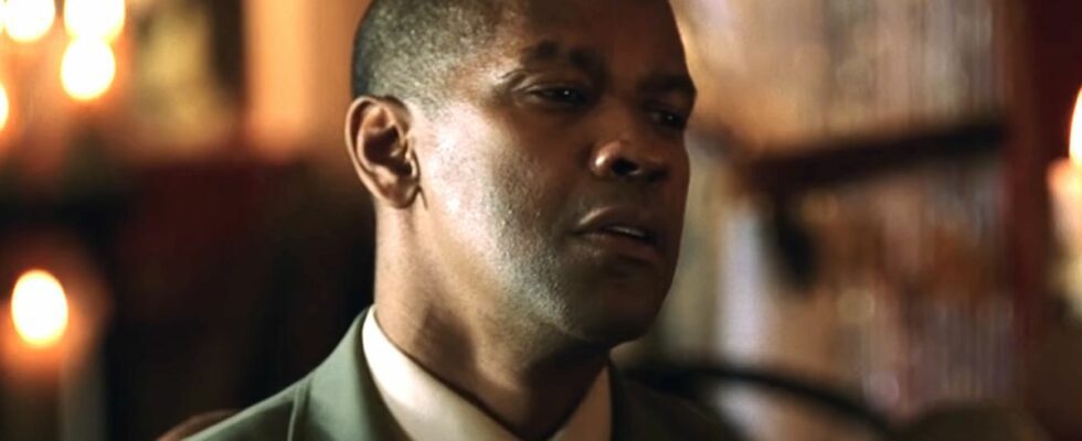 John W. Creasy (Denzel Washington) confronts Lisa and Samuel in Man on FIre