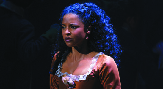 Hamilton. Renée Elise Goldsberry .Credit: Disney+