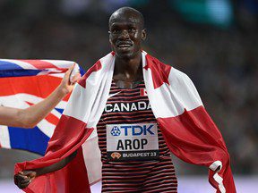 Le champion du monde du 800 mètres Marco Arop revient à ses racines sur piste à Edmonton