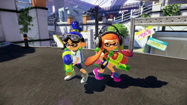 Splatoon 1 two inklings