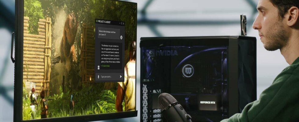 Le projet G-Assist est le nouveau programme de guides de jeu et d'optimisation de PC alimenté par l'IA de Nvidia