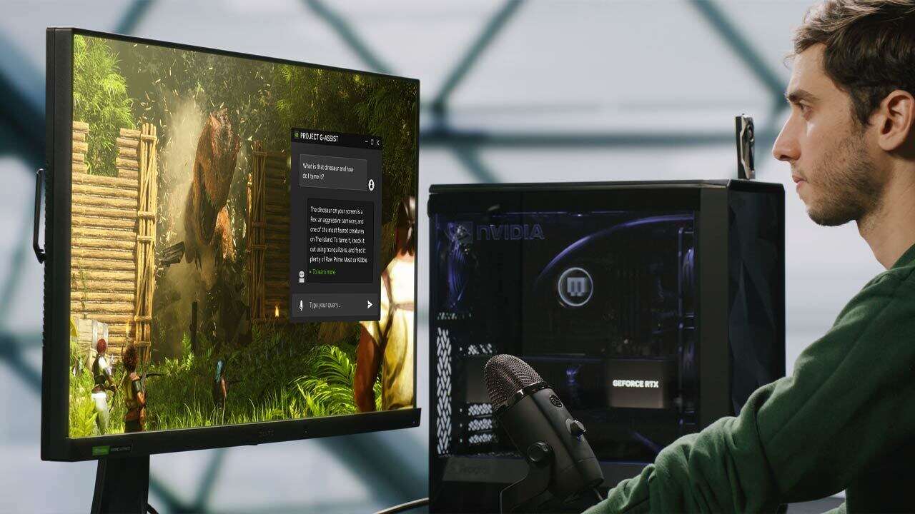 Le projet G-Assist est le nouveau programme de guides de jeu et d'optimisation de PC alimenté par l'IA de Nvidia
