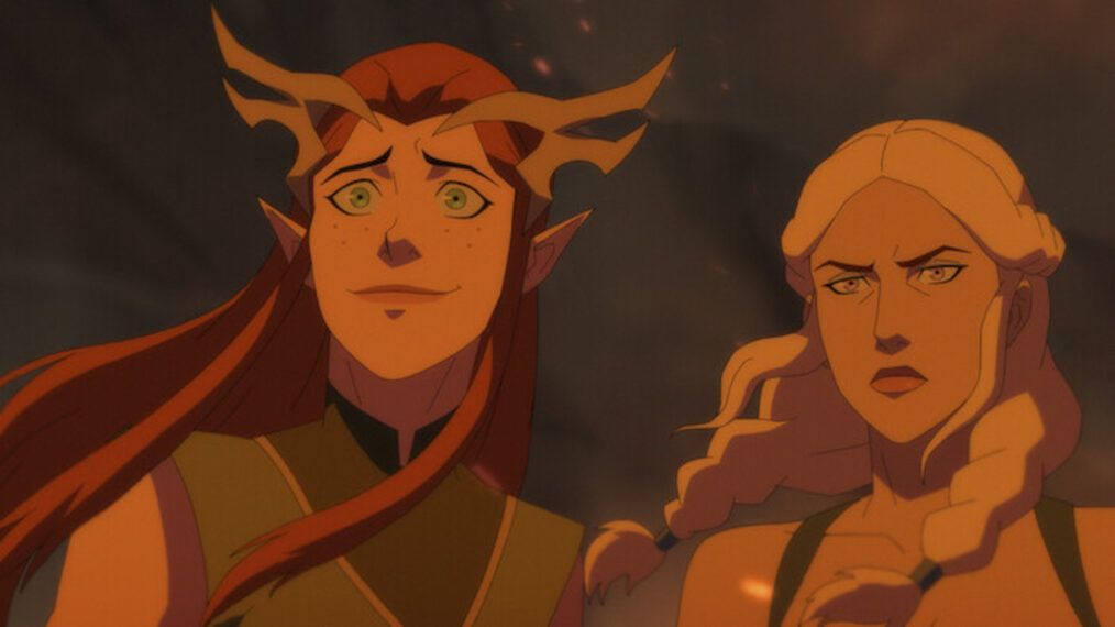 Keyleth (Marisha Ray) et Lady Allura Vysoren (Indira Varma)