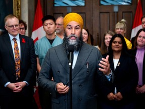 Le chef du NPD, Jagmeet Singh