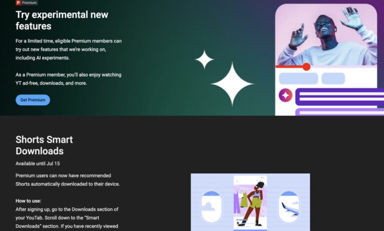 Les nouvelles fonctionnalités de YouTube Premium incluent l’image dans l’image pour YouTube Shorts
