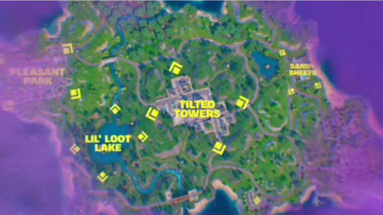 Meilleurs points d’atterrissage dans Fortnite Reload
